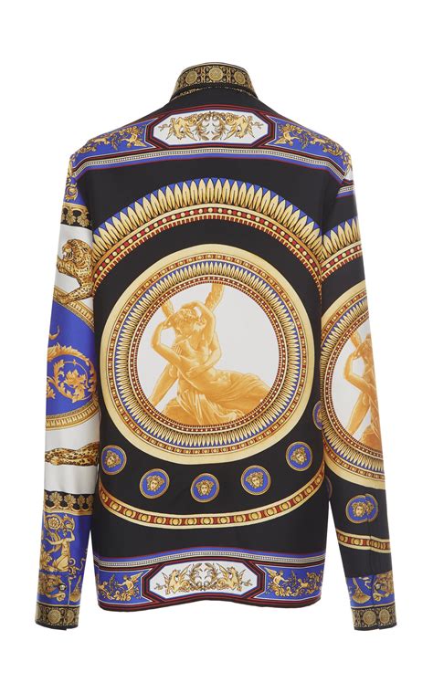 versace women shirt|Versace long sleeve shirts women's.